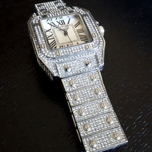 Fully Iced Out Mens Watch.) REPLICA